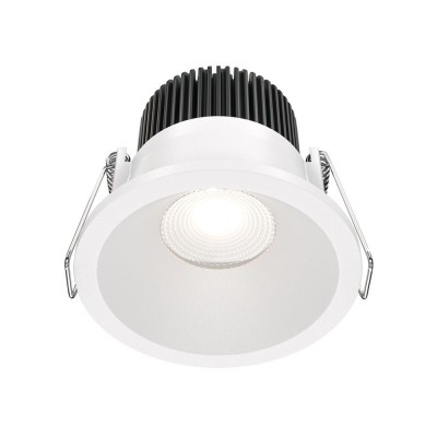 Spot LED incastrabil design modern IP44 Zoom alb