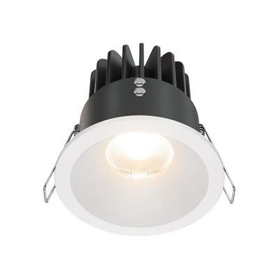 Spot LED incastrabil design modern IP65 Zoom alb 8,5cm