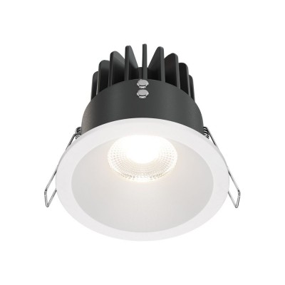 Spot LED incastrabil dimabil design modern IP65 Zoom alb 8,5cm 12W