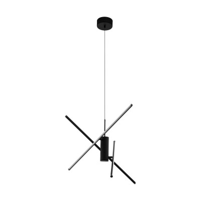 Pendul LED design modern Salitre negru