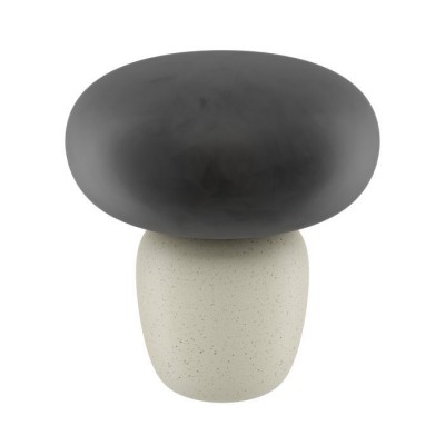 Veioza, lampa de masa design modern Cahuama alb, negru