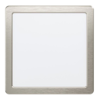 Spot LED incastrabil design modern Fueva 5 nichel mat 21,6x21,6cm