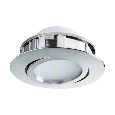 Spot LED incastrabil design modern Pineda crom 8,4cm