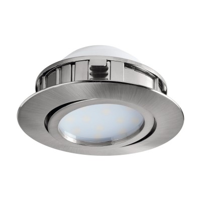 Spot LED incastrabil design modern Pineda nichel mat 8,4cm