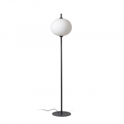 Lampa de podea iluminat exterior decorativ SAIGON 210/R45 gri/alb opal