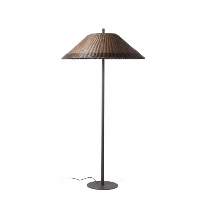 Lampa de podea iluminat exterior decorativ SAIGON 200/W100 gri/maro