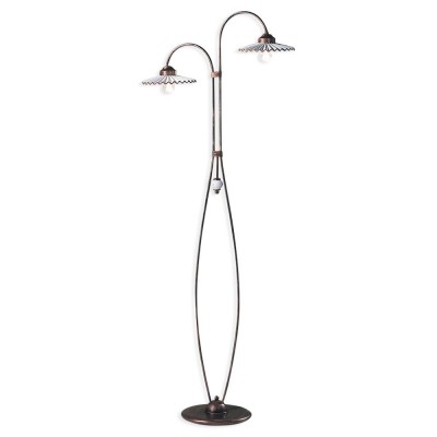 Lampadar cu 2 brate design clasic realizat manual L'AQUILA