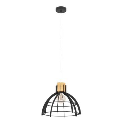 Pendul design modern Stillington negru, maro