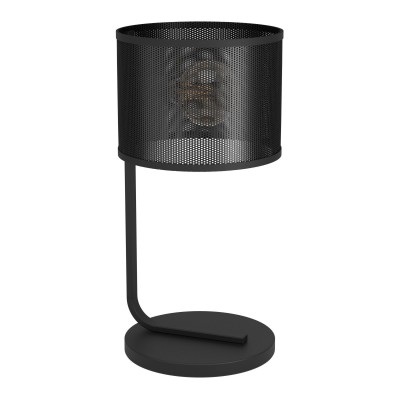 Veioza, lampa de masa design modern Manby negru