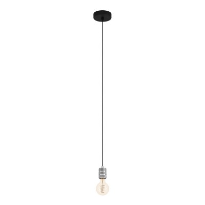 Pendul design modern Yorth negru, argintiu