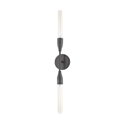 Aplica de perete design minimalist, cu doua surse de lumina TARA, bronz antichizat