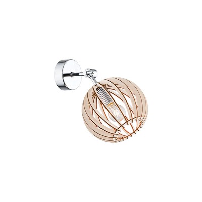Aplica de perete lemn design scandinav PORTORYKO maro 