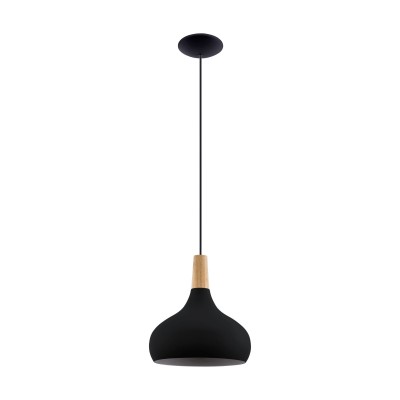 Pendul design modern Sabinar negru, maro 28cm