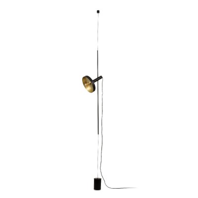 Lampa de podea tip pendul design modern WHIZZ negru/auriu