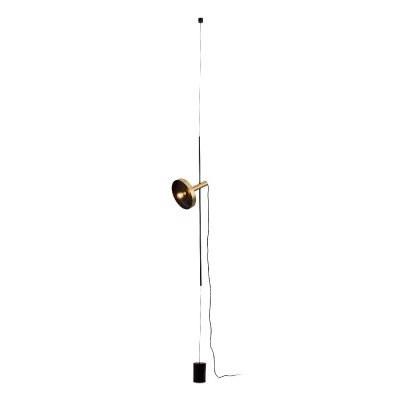 Lampa de podea tip pendul design modern WHIZZ auriu/negru