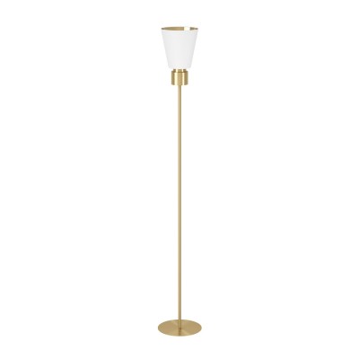 Lampadar, lampa de podea design modern Aglientina alb, auriu