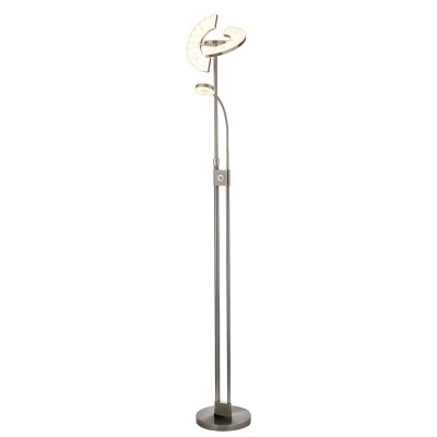 Lampadar LED, Lampa de podea design modern Gio, nickel satinat