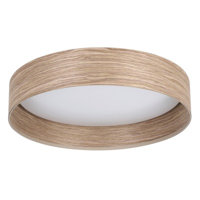 Plafoniera LED design modern Luppineria sandy, alb, maro