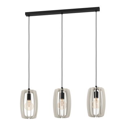 Lustra suspendaata design modern Bajazzara negru, gri