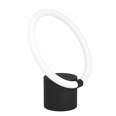 Veioza, lampa de masa design modern Caranacoa negru, alb