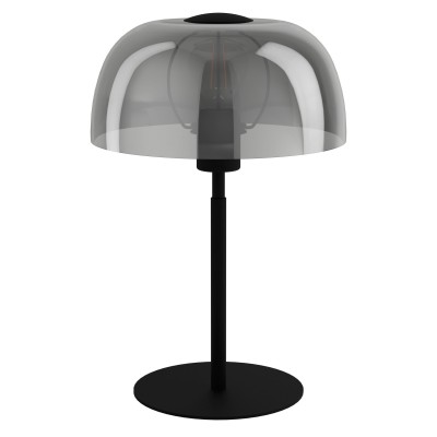 Veioza, lampa de masa design modern Solo 2 negru