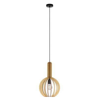 Pendul design modern Velasco negru, artar