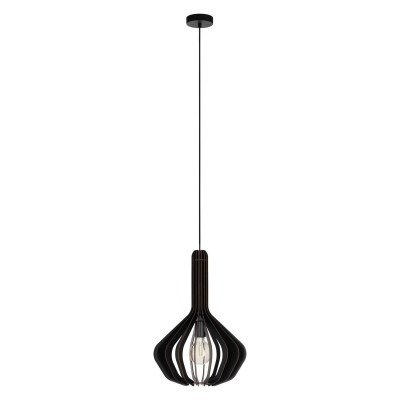 Pendul design modern Velasco negru 38cm