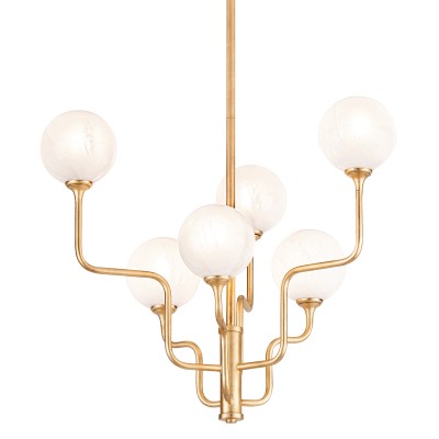 Candelabru design modern ONYX cu 6 surse de lumina