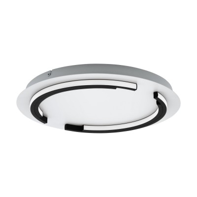 Plafoniera LED dimabila design modern Zampote alb, negru 42cm
