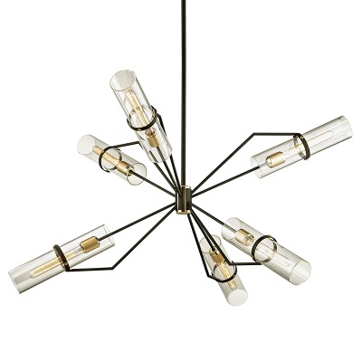 Candelabru LUX design modern RAEF, cu 6 surse de lumina, big