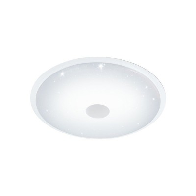 Plafoniera LED dimabila cu telecomanda design modern Lanciano alb