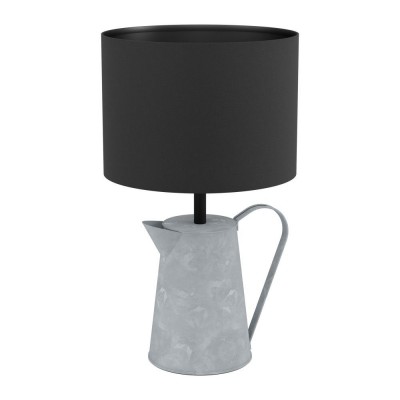 Veioza, lampa de masa design modern Kensal gri, negru
