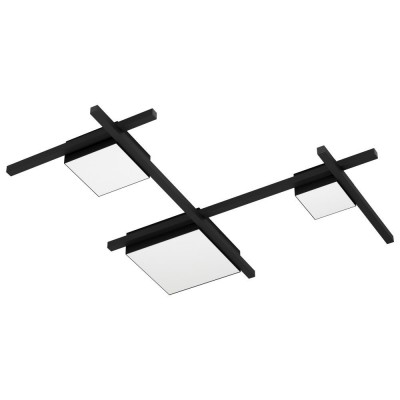 Plafoniera LED design modern Viareggio negru