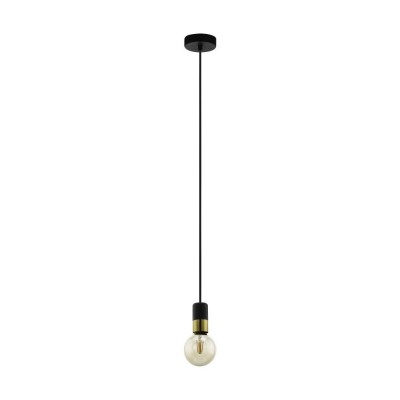 Pendul design modern Calari negru, alama