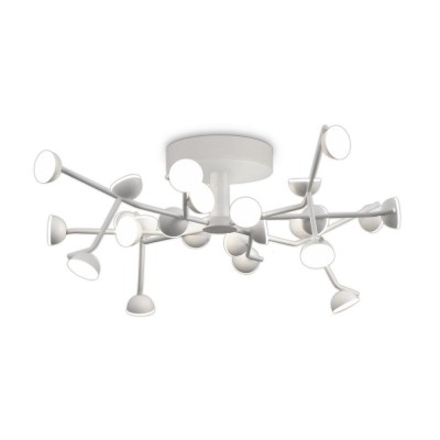 Plafoniera, Lustra aplicata LED design modern ADN alb Small