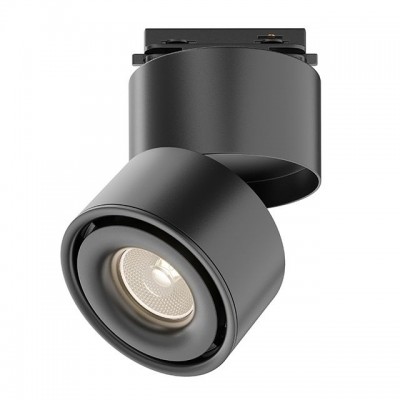 Spot LED, accesoriu pentru sinele monofazate Unity, Yin negru 3000K