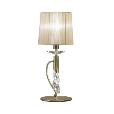 Veioza, Lampa de masa eleganta Tiffany alama antique/ abajur soft bronz