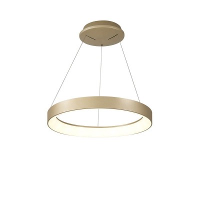 Lustra LED inteligenta design circular NISEKO II Gold 38cm