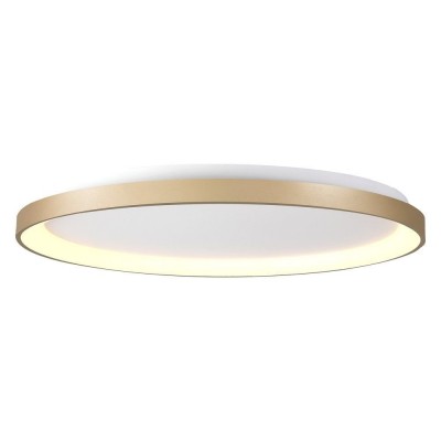 Plafoniera LED cu telecomanda design circular NISEKO II Gold 90cm