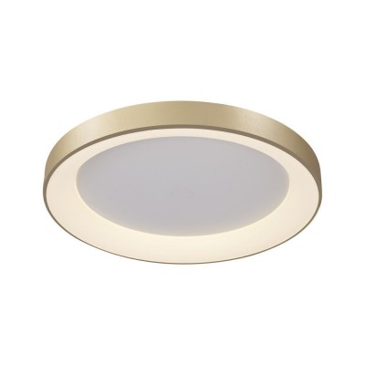 Plafoniera LED cu telecomanda design circular NISEKO II Gold 78cm