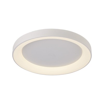 Plafoniera LED cu telecomanda design circular NISEKO II White 78cm