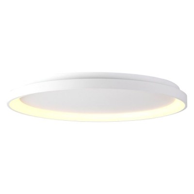 Plafoniera LED cu telecomanda design circular NISEKO II White 90cm