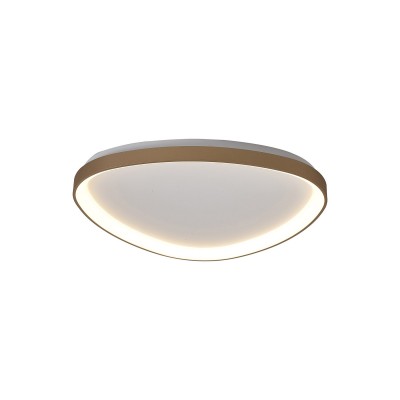 Plafoniera LED cu telecomanda NISEKO II Triangular Gold 50W