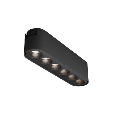 Modul LED, accesoriu pentru sina magnetica Radity, Points negru 6W 4000K