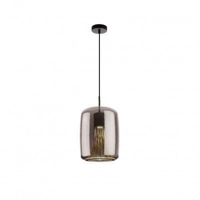 Lustra, Pendul design modern KRISS negru/ crom