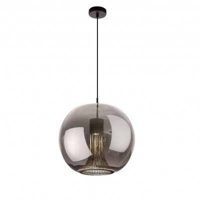 Lustra, Pendul design modern KRISS negru/ crom