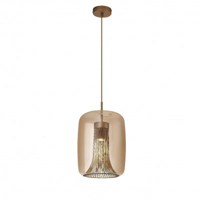 Lustra, Pendul design modern KRISS auriu/ bronz