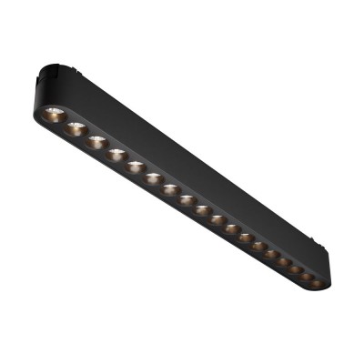 Modul LED, accesoriu pentru sina magnetica Radity, Points negru 16W 3000K