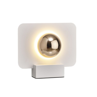 Veioza, Lampa de masa LED design ambiental Alba White