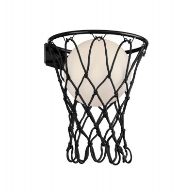 Aplica de perete camera copii BASKETBALL negru